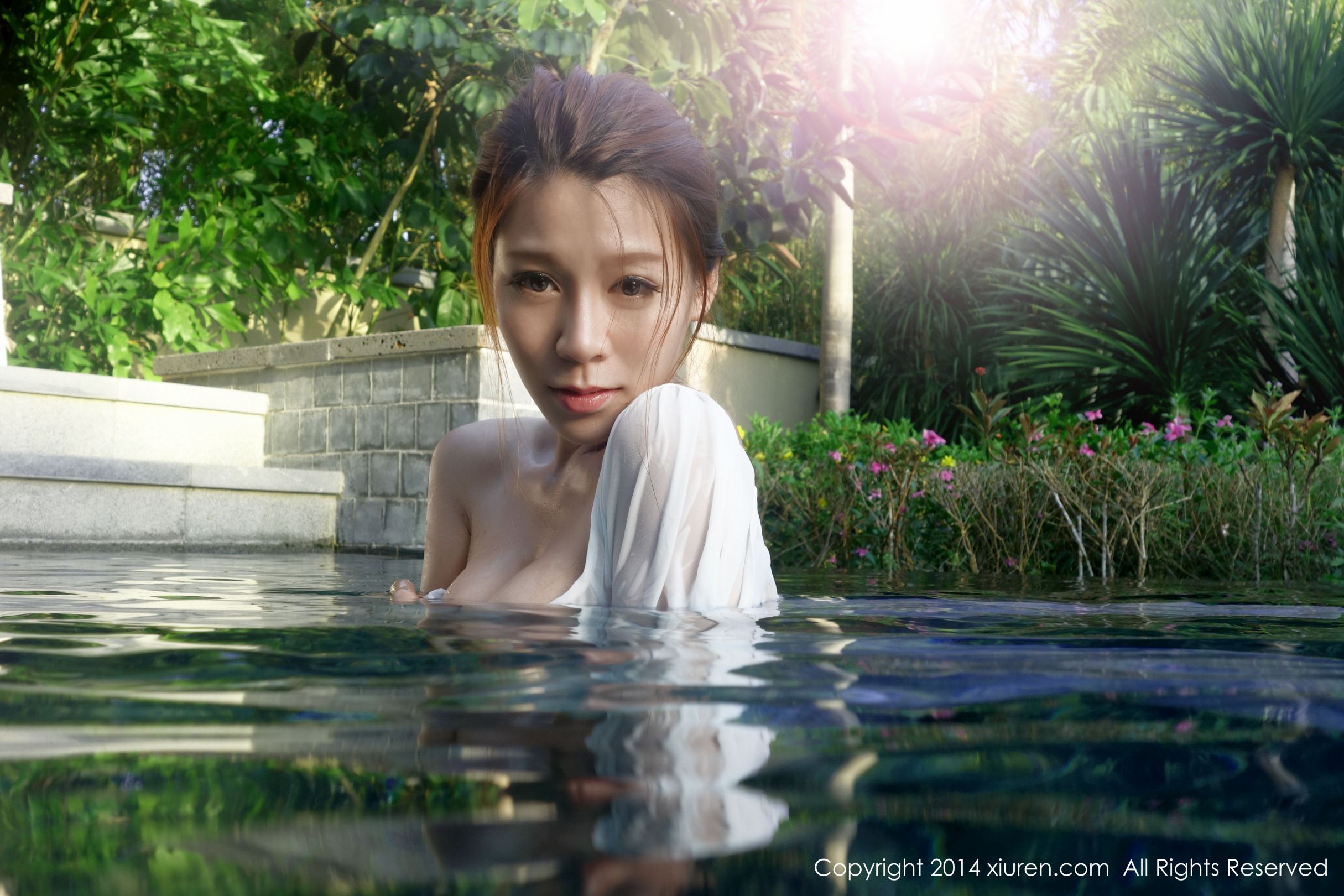 [XIUREN秀人网] cỏ vetiver嘉宝贝儿 - Bộ ảnh Tam Á - 1